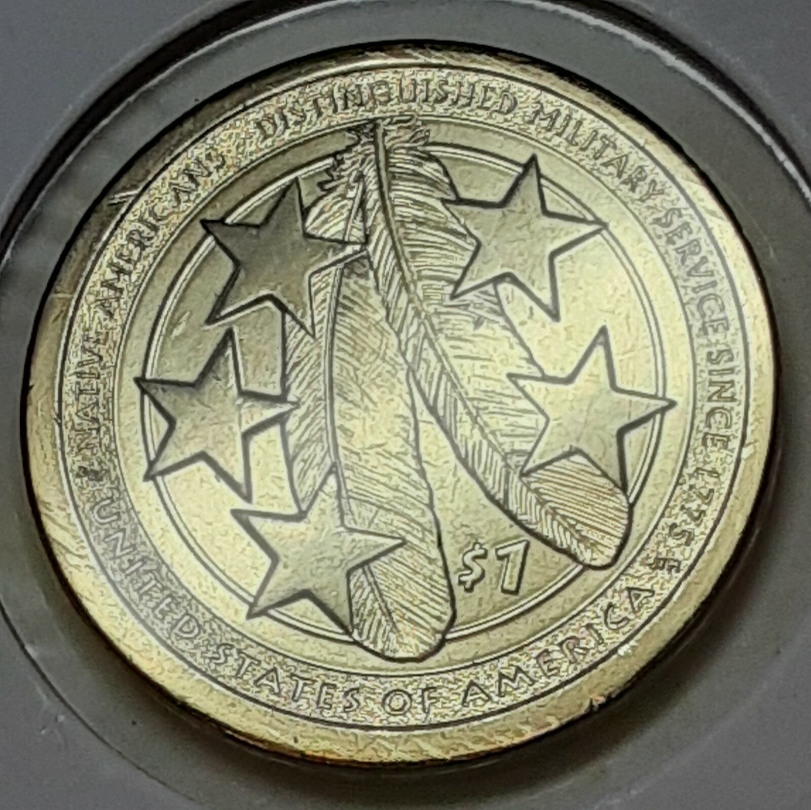 2021 Native American Sacagawea D Dollar - BU - Uncirculated - Military Service
