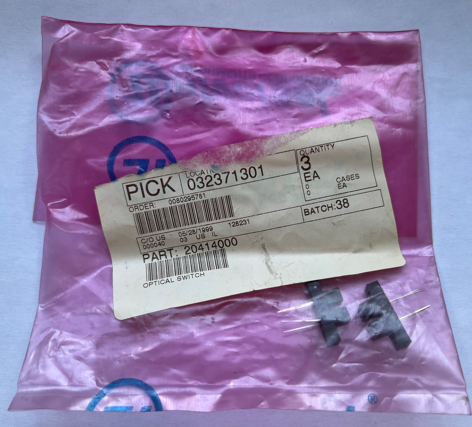 2pcs 20414000 OPTICAL SWITCH Universal Instruments Genuine Replacement Parts