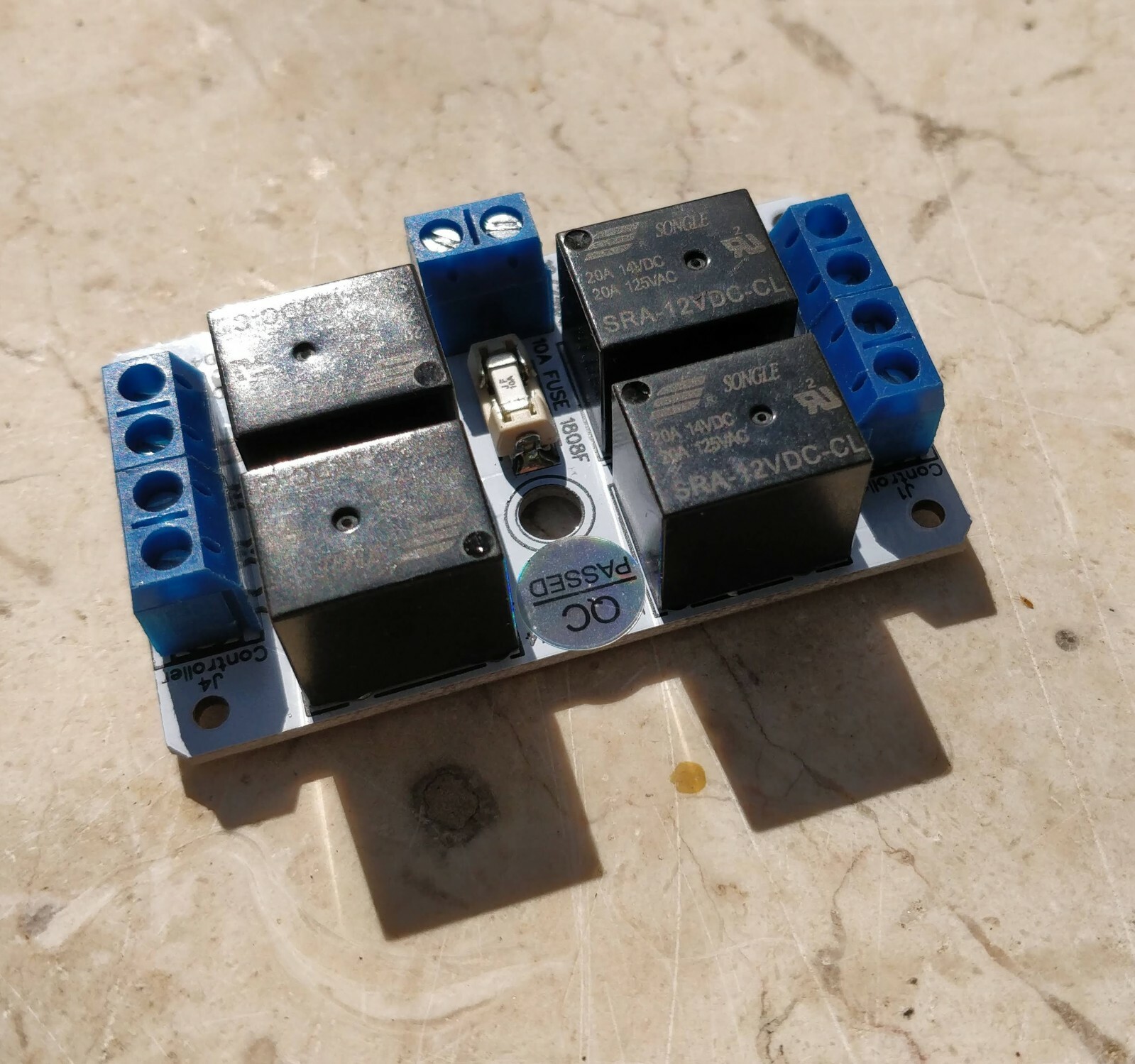 Dual Channel Relay Module Solar Panel Sun Tracking Control Board DIY 12V 24V 10A
