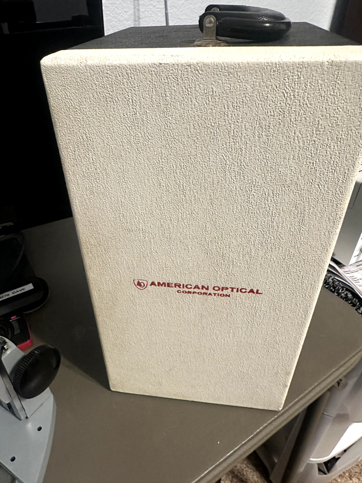 Vtg American Optical Spencer Stereoscopic Microscope W/ Objectives NO Light-Box