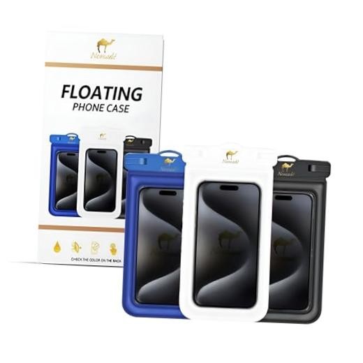 Nomade - Premium Waterproof Floatable Phone Pouch - Fully Optic White