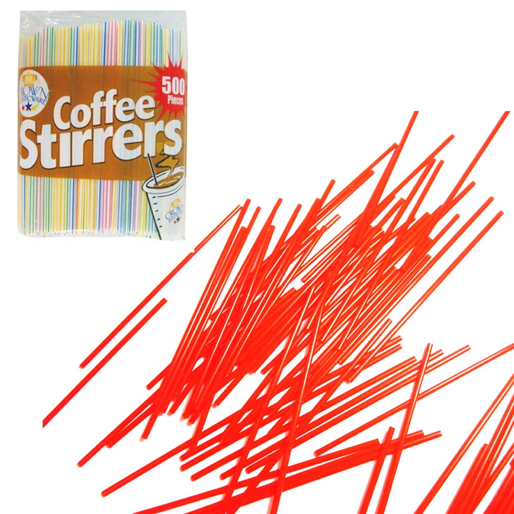 500 Ct Coffee Stirrer Bar Straw 5" Cocktail Milk... 7795735109854