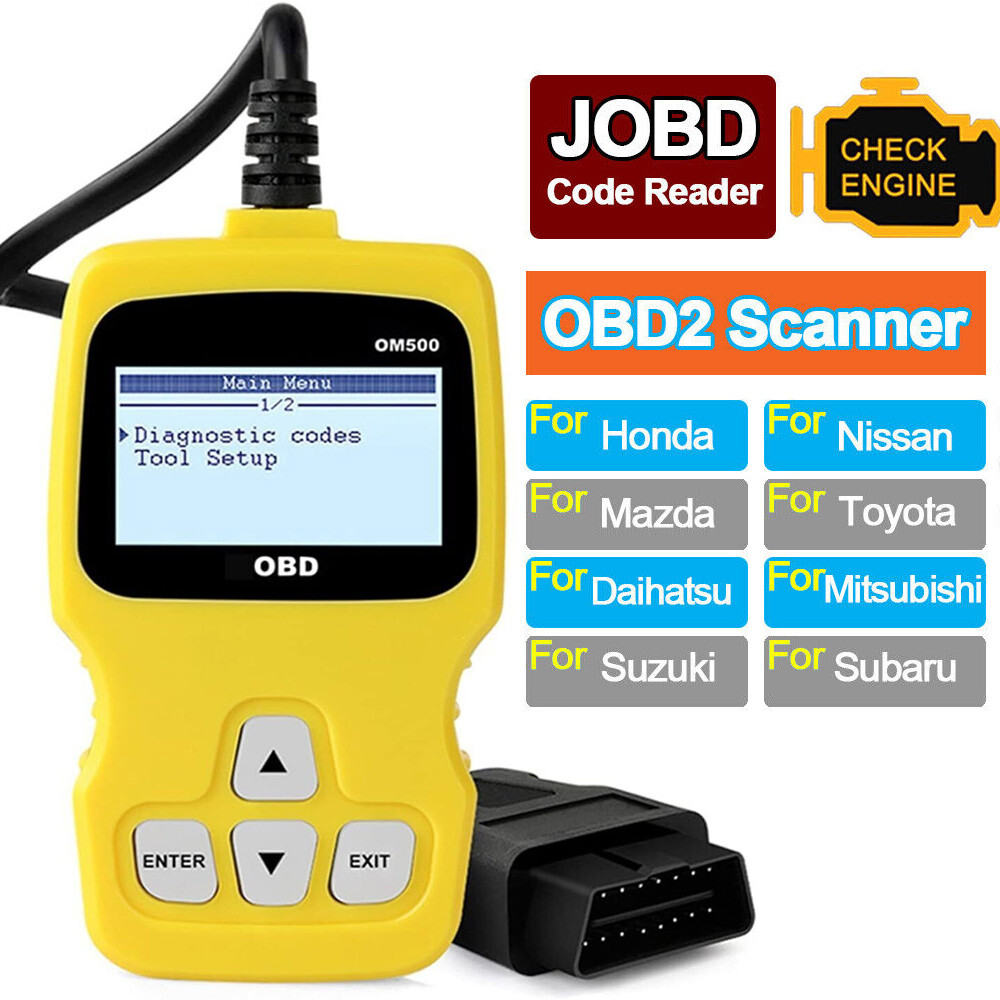 OM500 JOBD Scanner for Japanese Car 12V 16 pin OBD2 EOBD Diagnostics Tool Engine