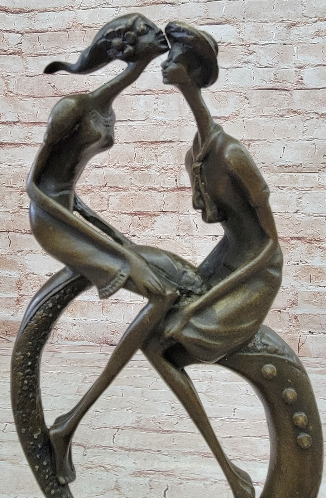Stunning Abstract Bronze Sculpture by Collet - Gift Idea Artwork