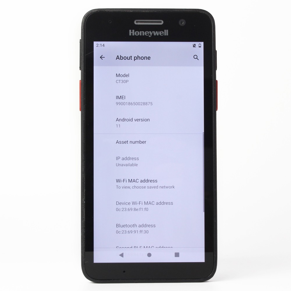 CT30P-X0N-38D10DG Honeywell CT30 XP Android GMS Mobile Computer Barcode Scanner
