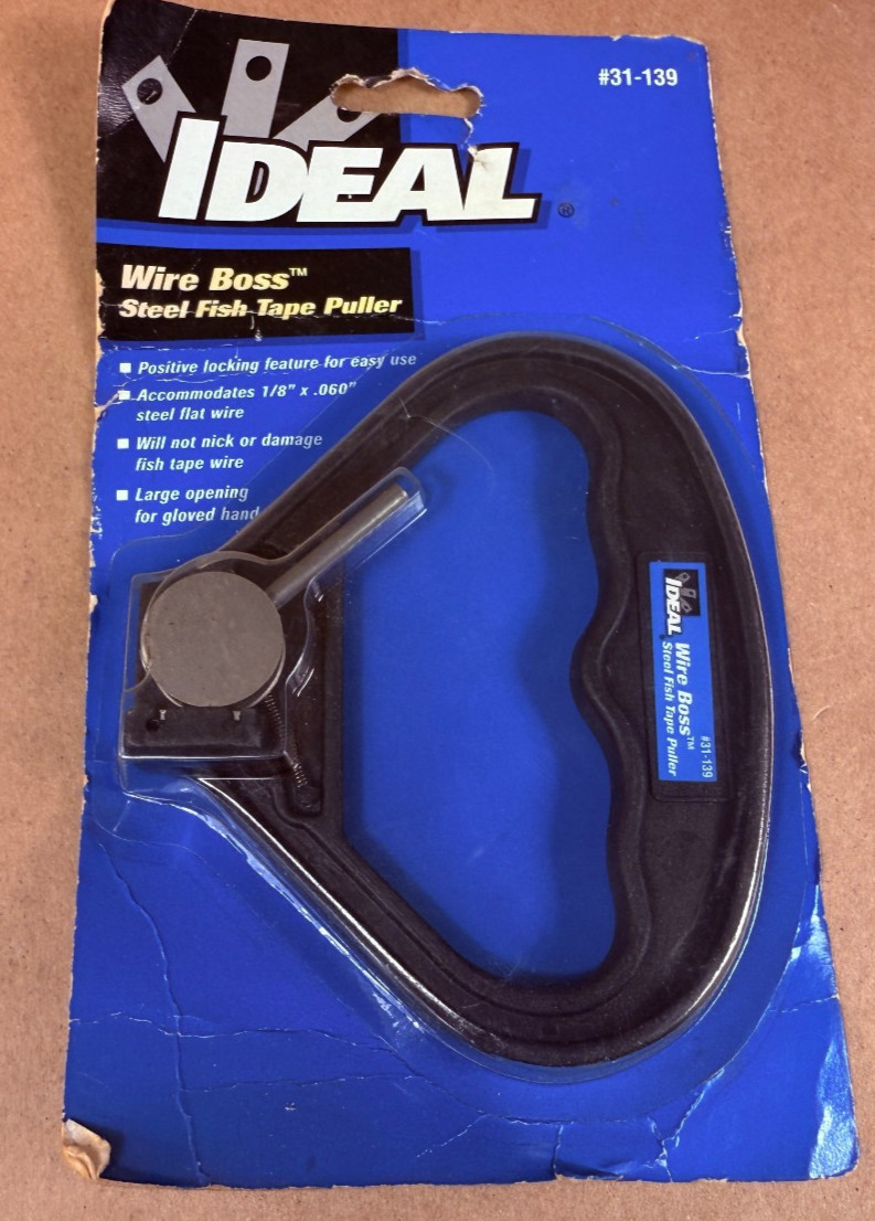 Ideal 31-139 Steel Fish Tape Puller - Electrician Cable Install Tool - FREE SHIP
