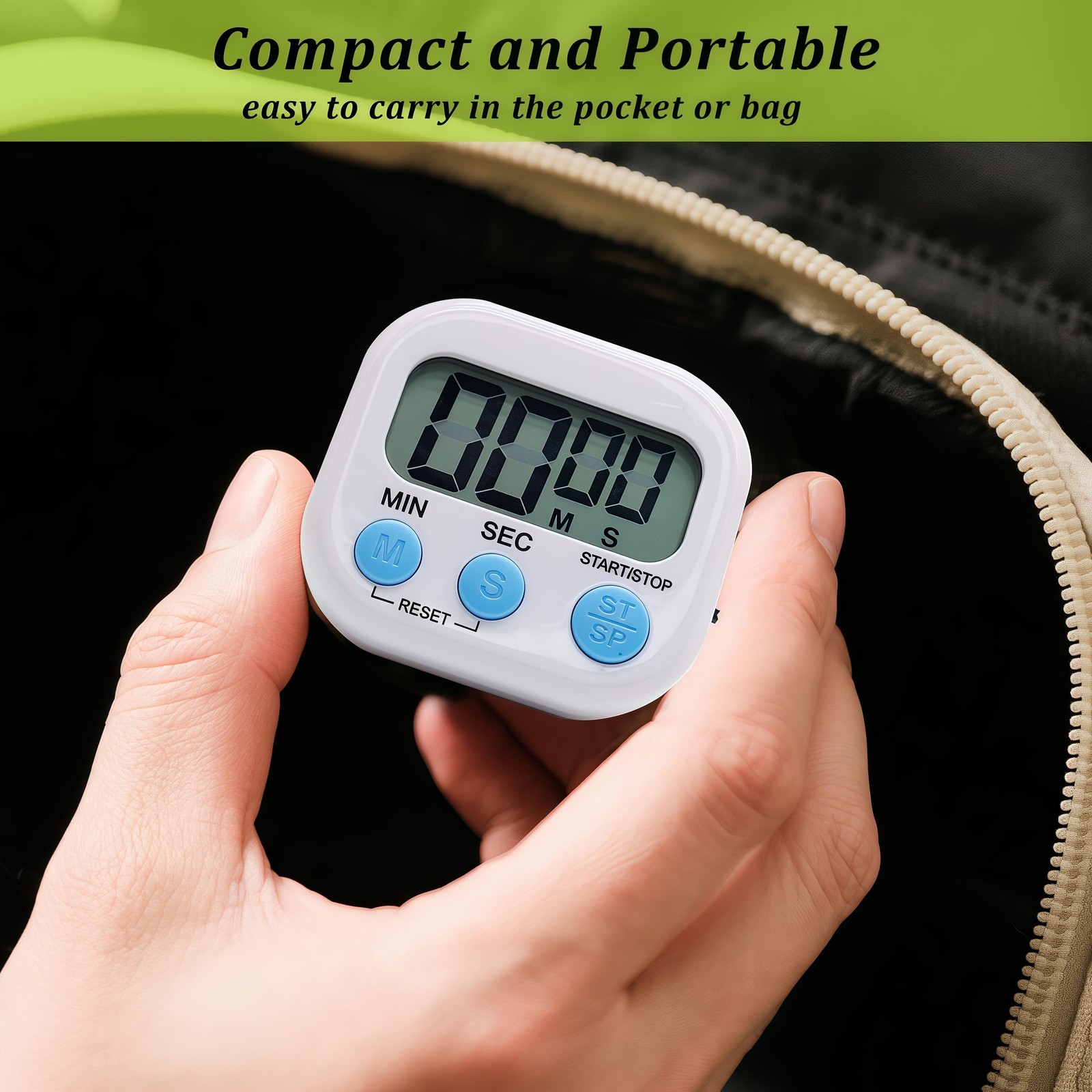 6 Pack Multi-Function Electronic Timer - Kitchen Timer,Magnetic Digital Timer...