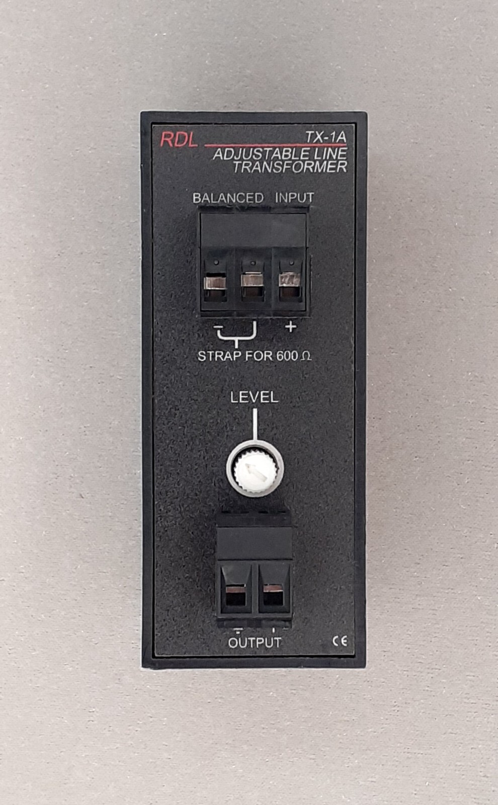 RDL TX-1A Adjustable Line Transformer Balanced to Unbalanced