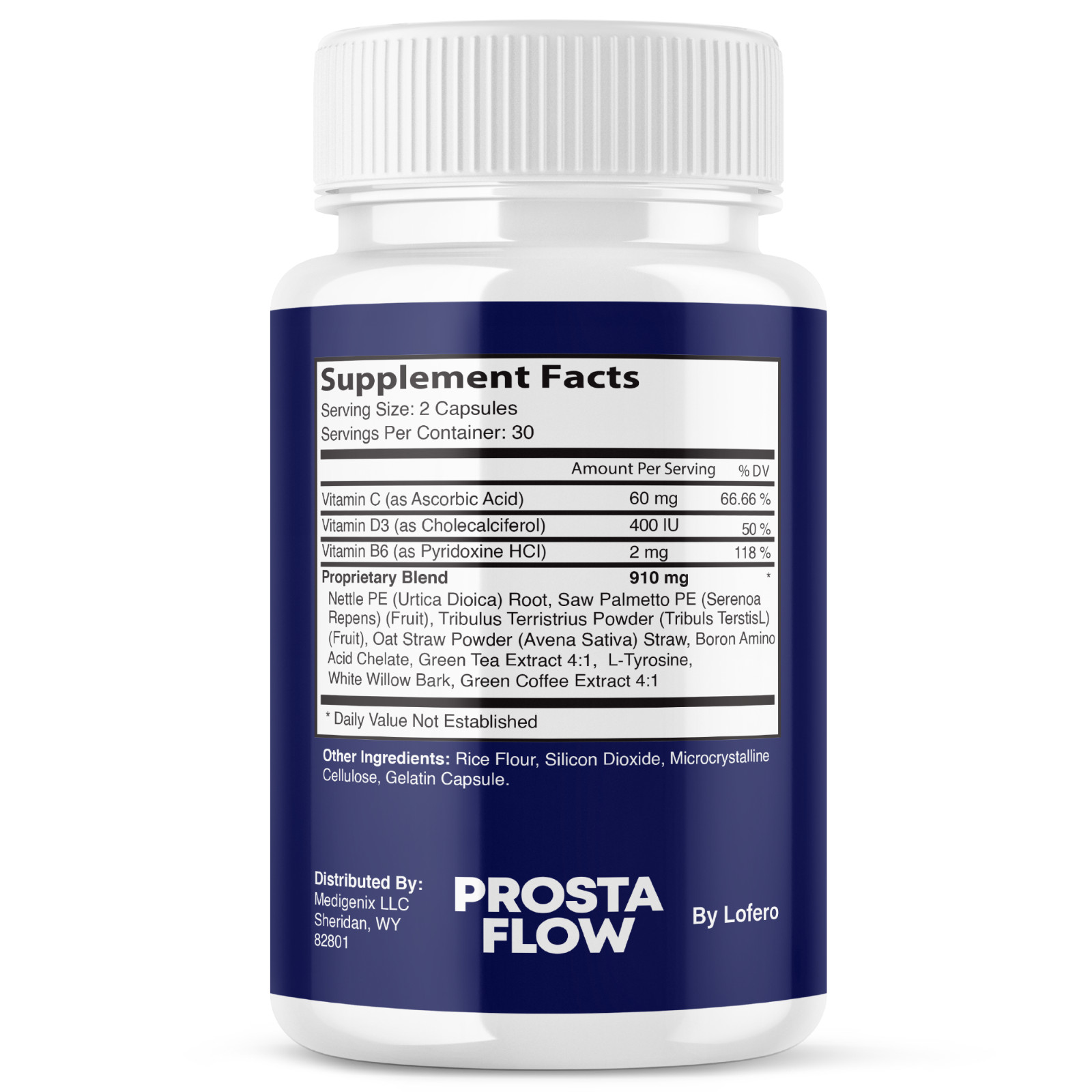 ProstaFlow Supplement for Men, Prosta Flow Advanced Formula Supplement (60Ct)