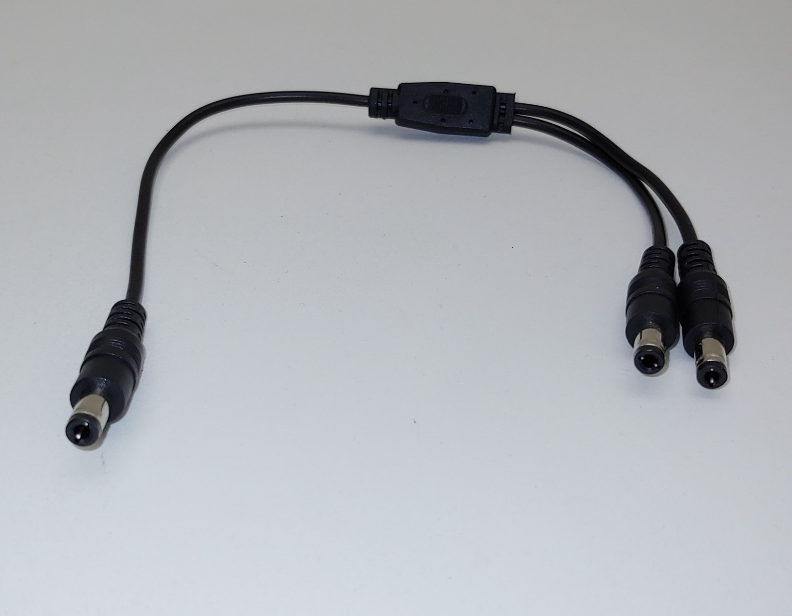 Dual Head Splitter Cable 5v 9v 12v Volt DC Power Jack
