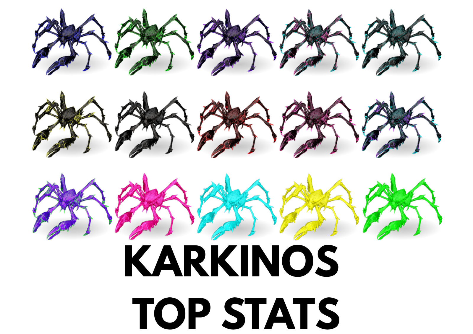 Karkinos TOP STATS Clone Ark Survival Ascended Official PVE