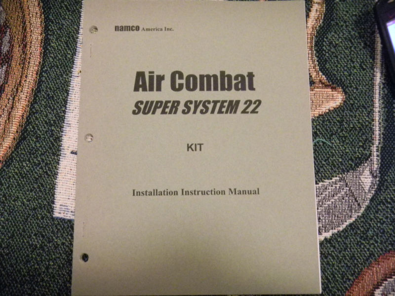 original factory AIR COMBAT  KIT    arcade  video game manual buy 4 - 1 free