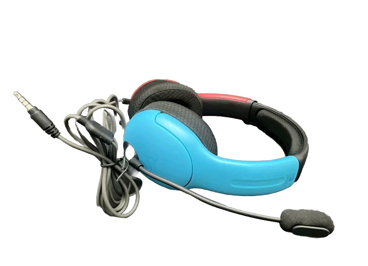 PDP LVL40 Wired Stereo Headset Nintendo Switch Blue/Red 500-162-NA-BLRD
