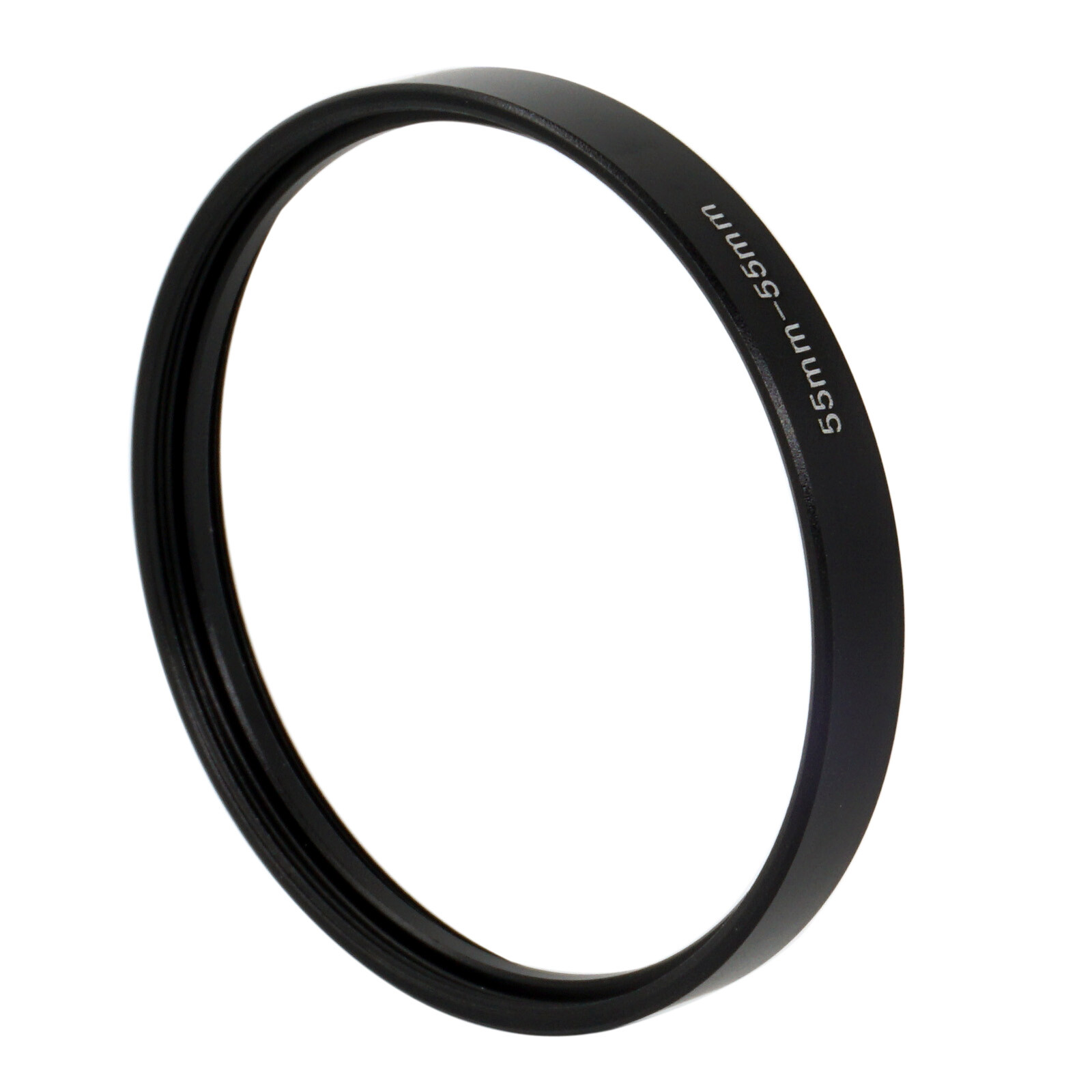 55-55 55mm-55mm Female to Female Double Inner Thread Lens Coupling Ring Adapter