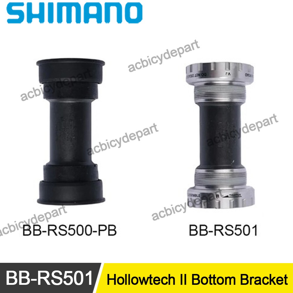 SHIMANO BB-RS501 BSA Threaded Bottom Bracket 68/70mm Shell Width RS500 Press-Fit