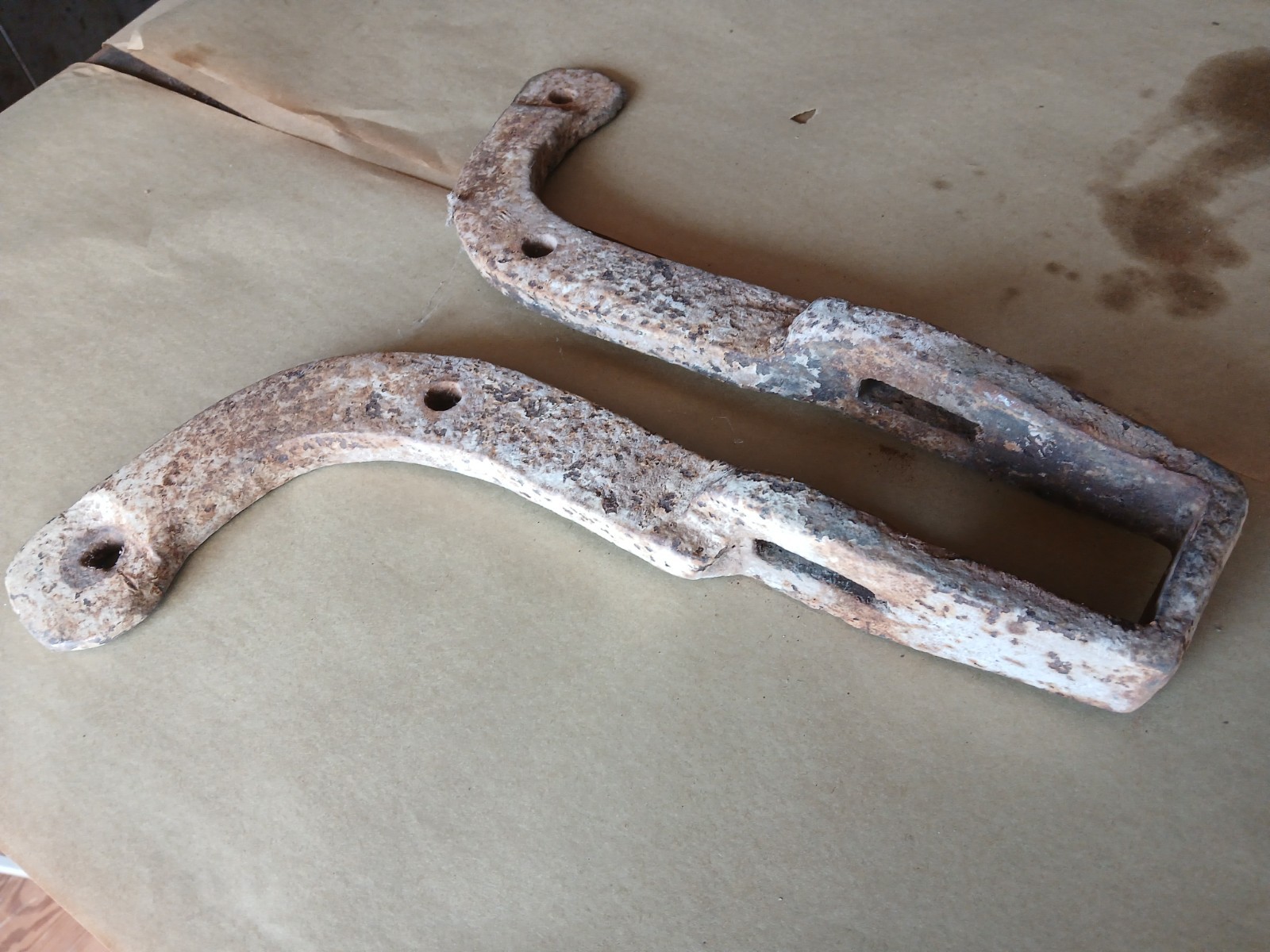 Blacksmith Post vice bracket part base plate clamp Leg Vise Heavy
