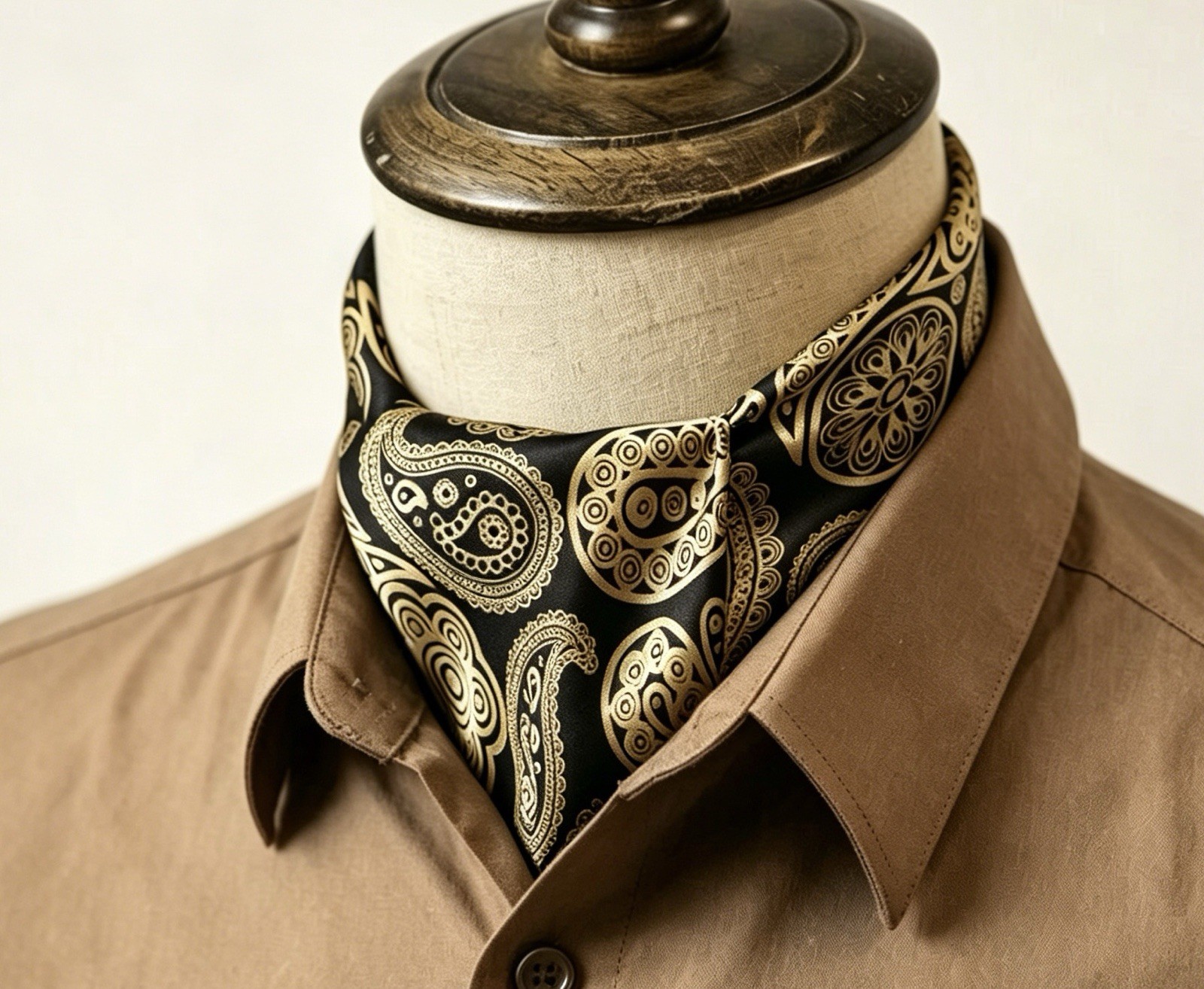Men's Paisley Square Scarf 70CM Business Suit Neckerchief