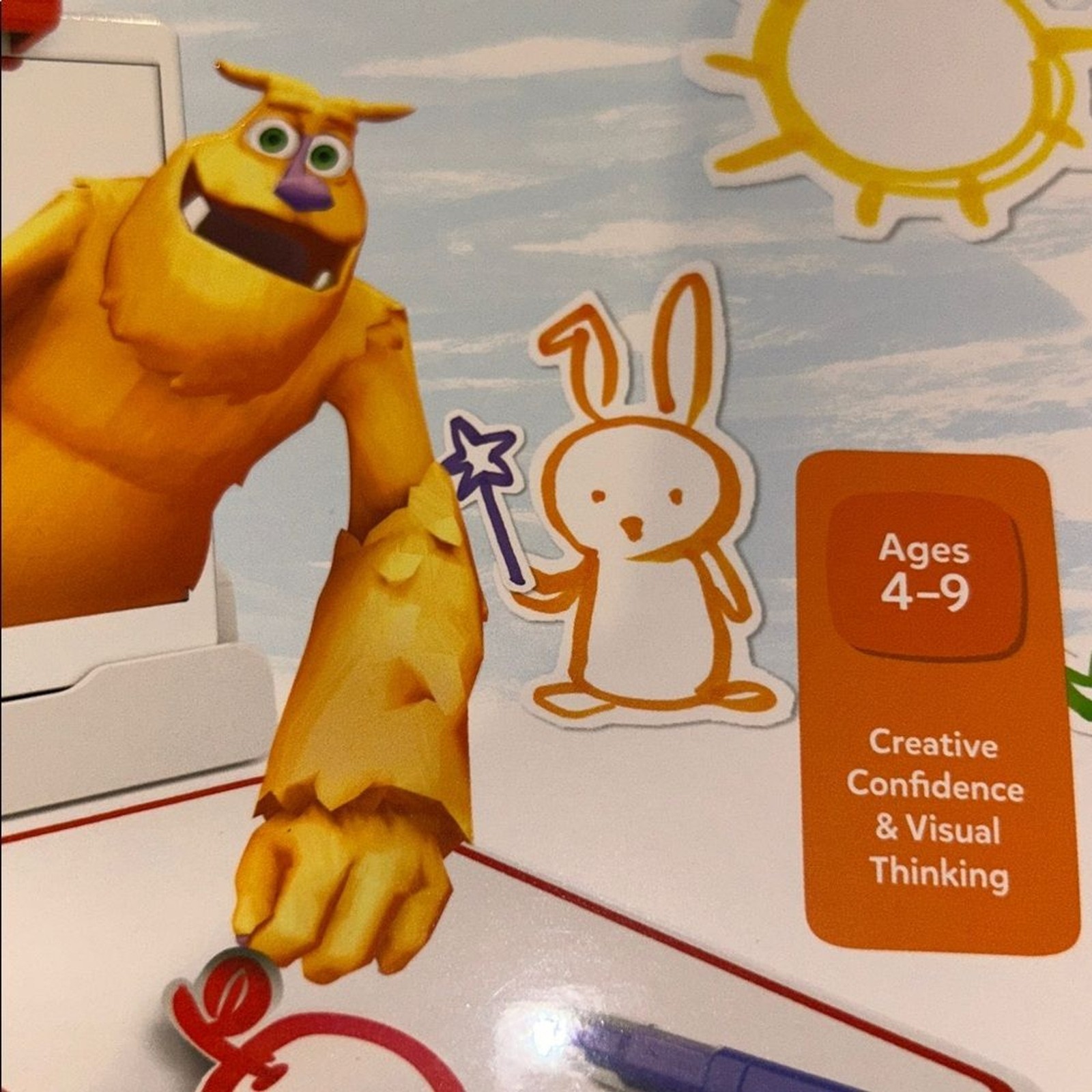 Osmo Age 4-9 Monster Starter Kit for iPad unopened-NIB Game Kids Play Fun