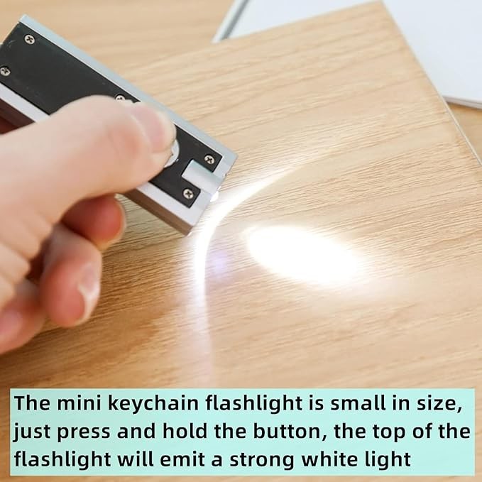 500PCS Mini Keychain Flashlight LED Light Bulk Small Flashlight for Outdoor