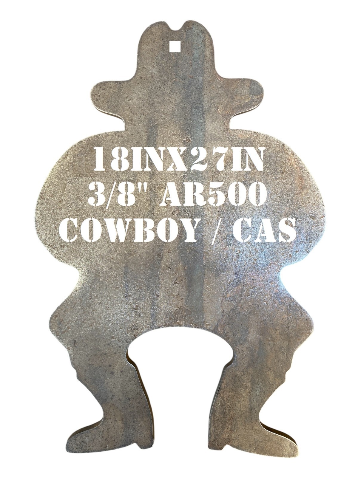 18" x 27" x 3/8" AR500 Cowboy Action Silhouette CAS Steel Shooting Metal Target