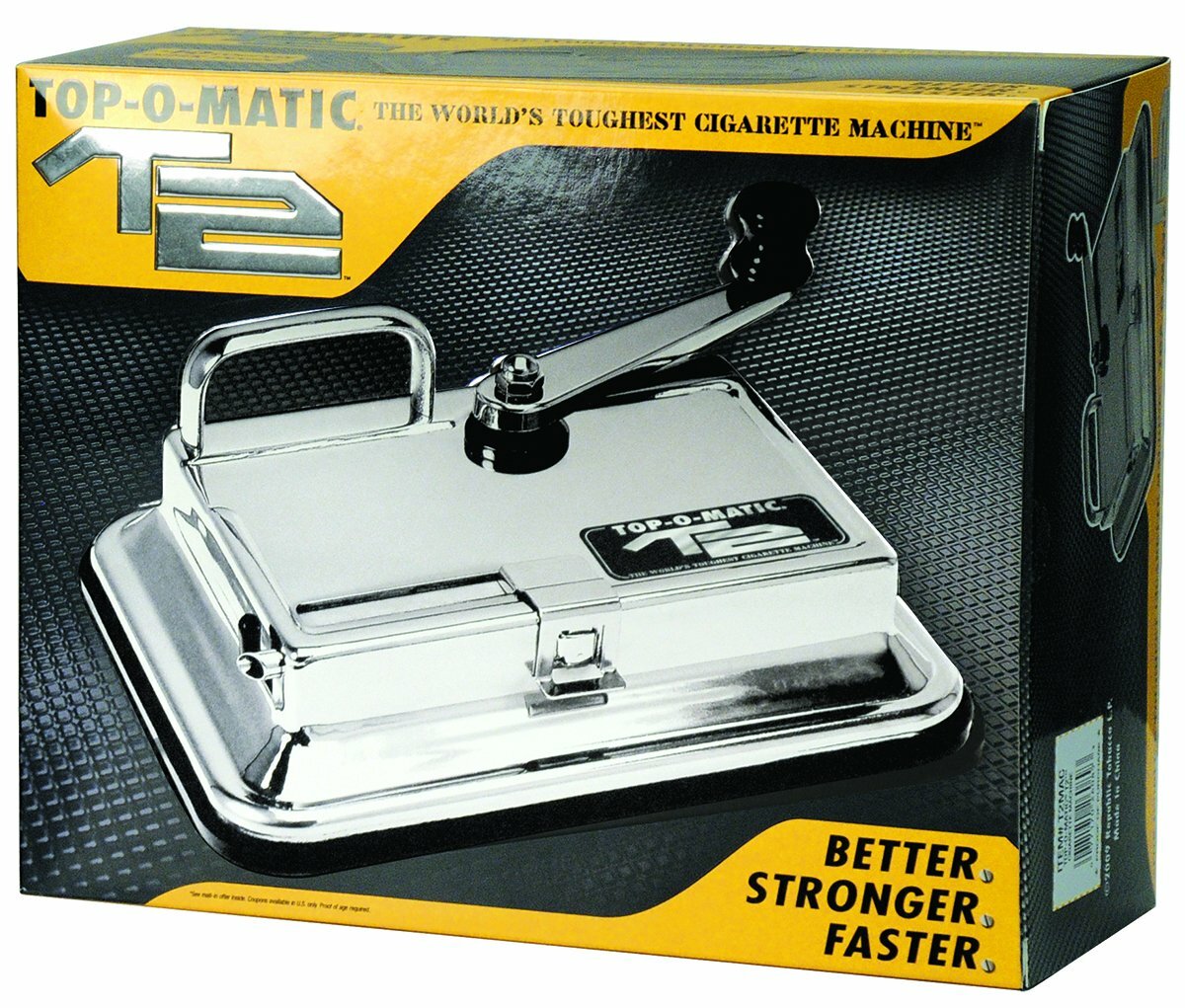 T2 Top-O-Matic Cigarette Rolling Machine - New - Free Fast Shipping