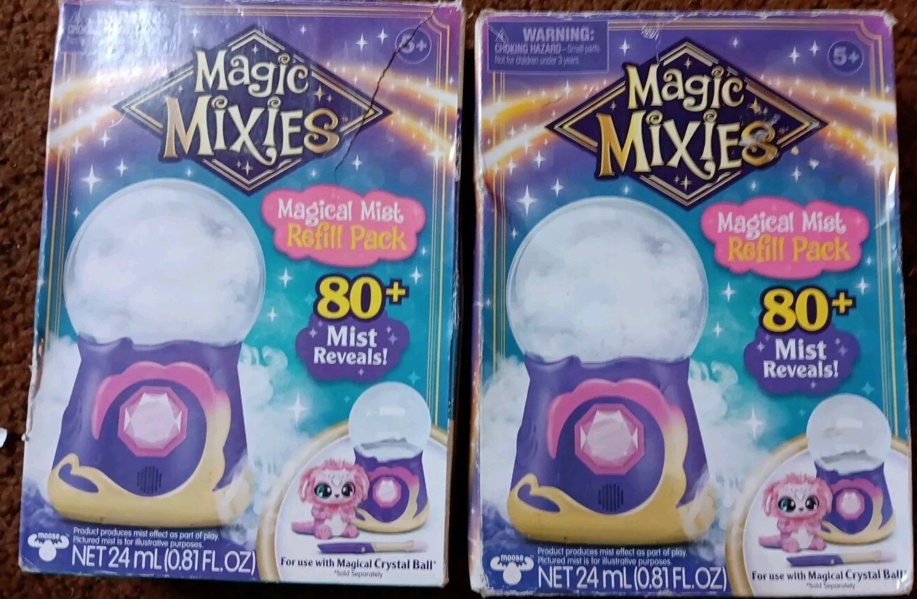 2 REFILL PACKS Magic Mixies Mist & Spells for Magic Cauldron & Crystal Ball NEW!
