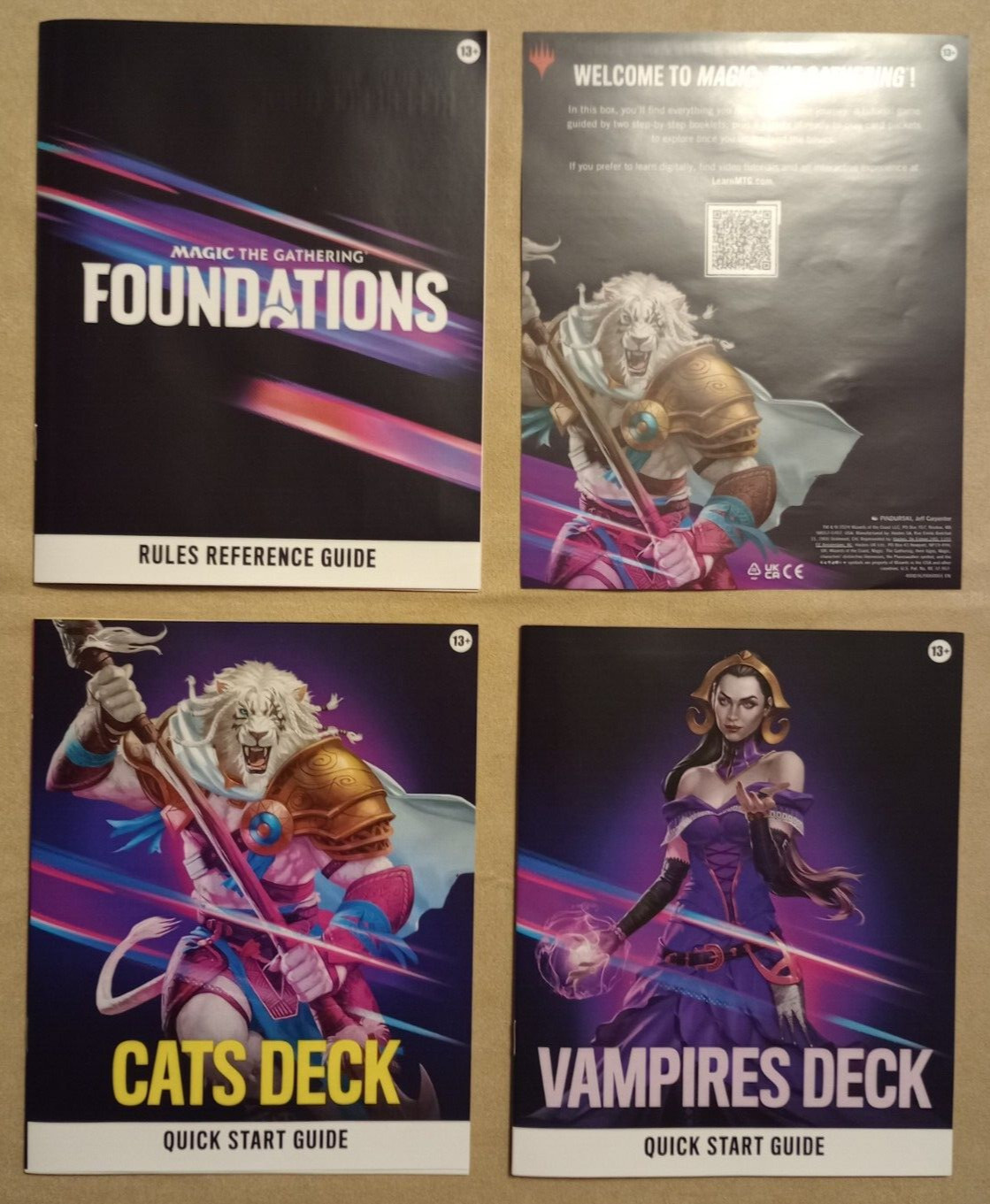 MTG Foundations Beginner Box Packaging/Accessories - EMPTY - NO CARDS