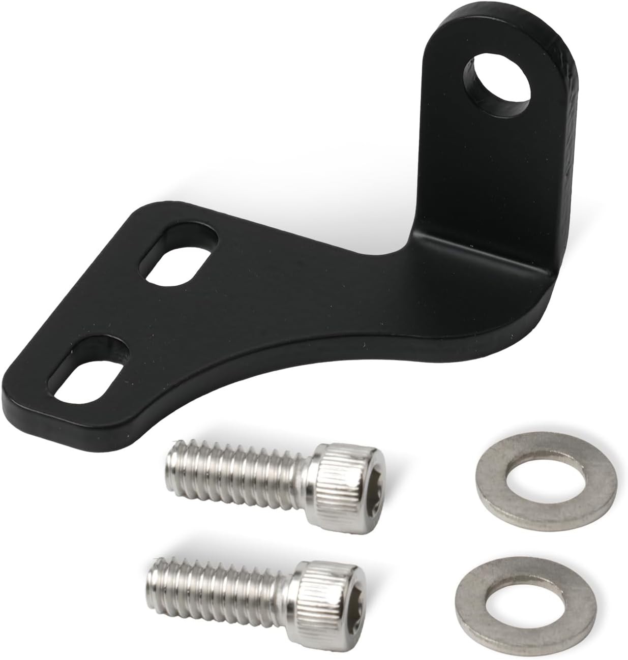 Compatible with Holley Hi-Ram Throttle Cable Bracket Black Anodized Fits 36"