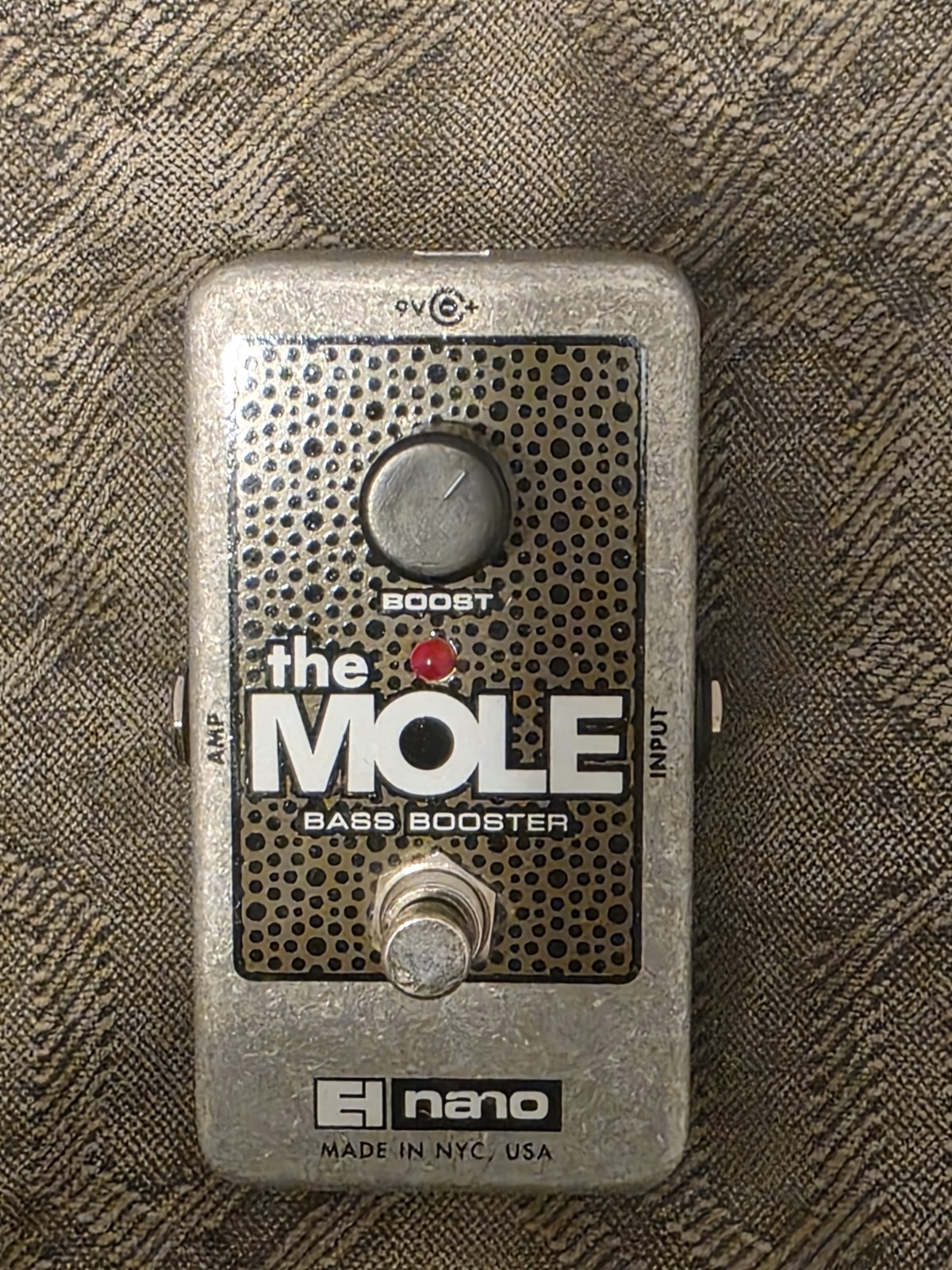 Electro-Harmonix The Mole Bass Booster Pedal Analog for Bass Guitar