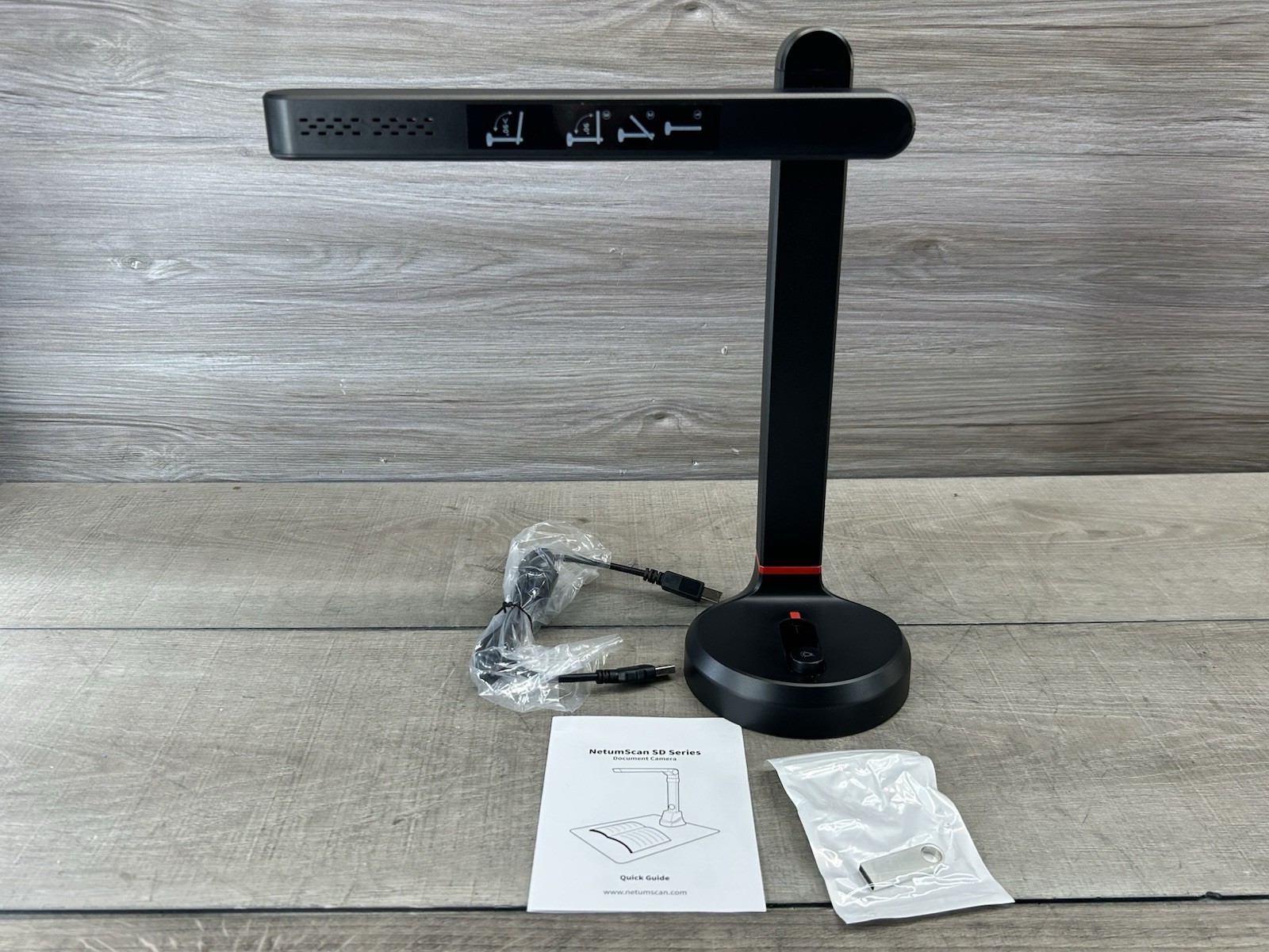 NetumScan 13MP Book Document Camera for Teachers, Multi-Language OCR Recognit...