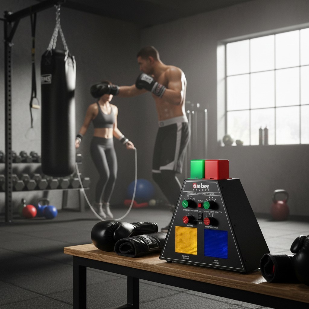 Professional Pyramid Boxing Interval Timer: Professional Gym Timer for Muay Thai