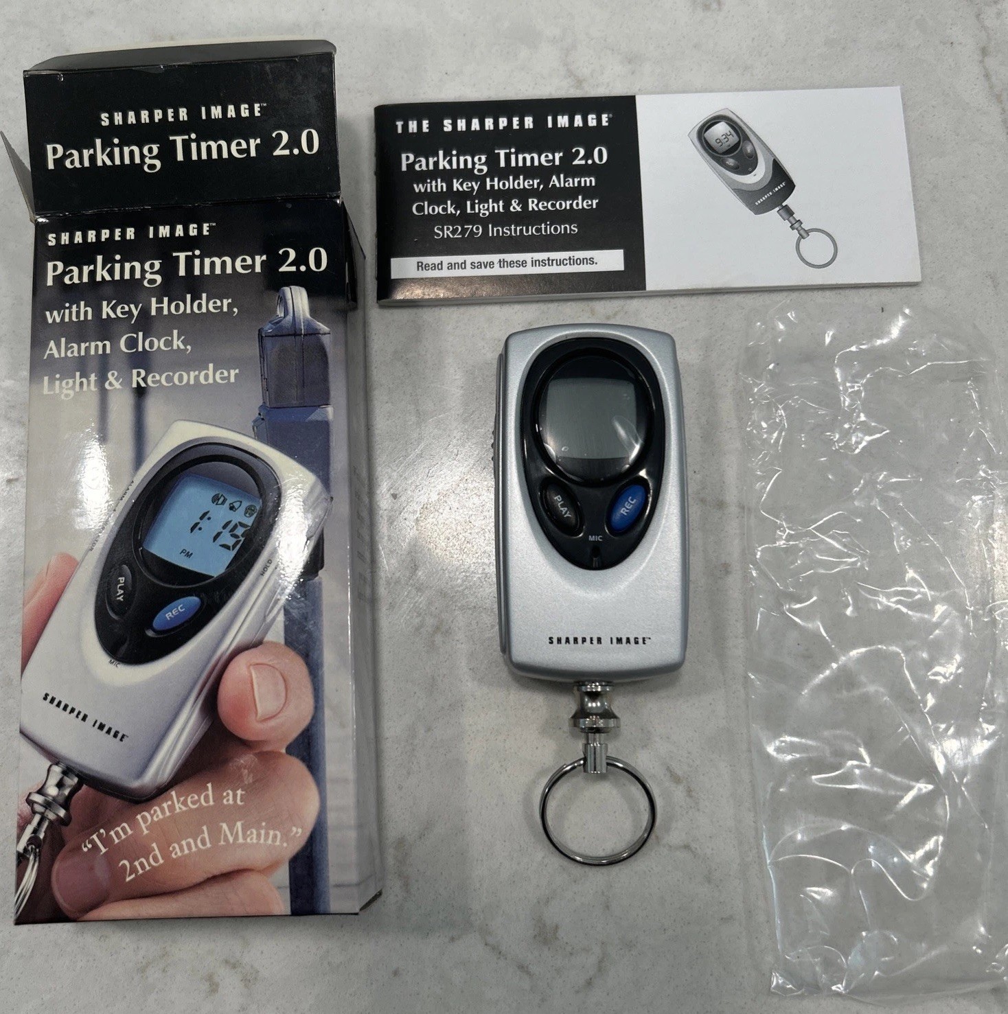 Sharper Image Parking Timer 2.0 New