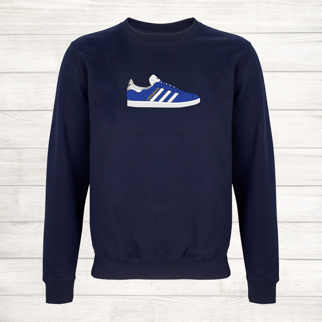 Gazelle Football Portsmouth FC Pompey Fratton Park PFC Top Trainer Sweatshirt