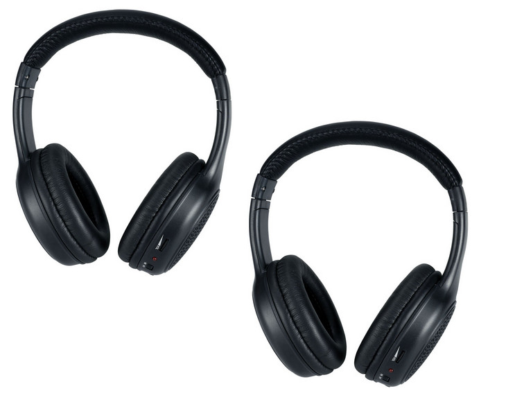 Wireless Headphones for Infiniti JX    - Leather Look Two Channel IR
