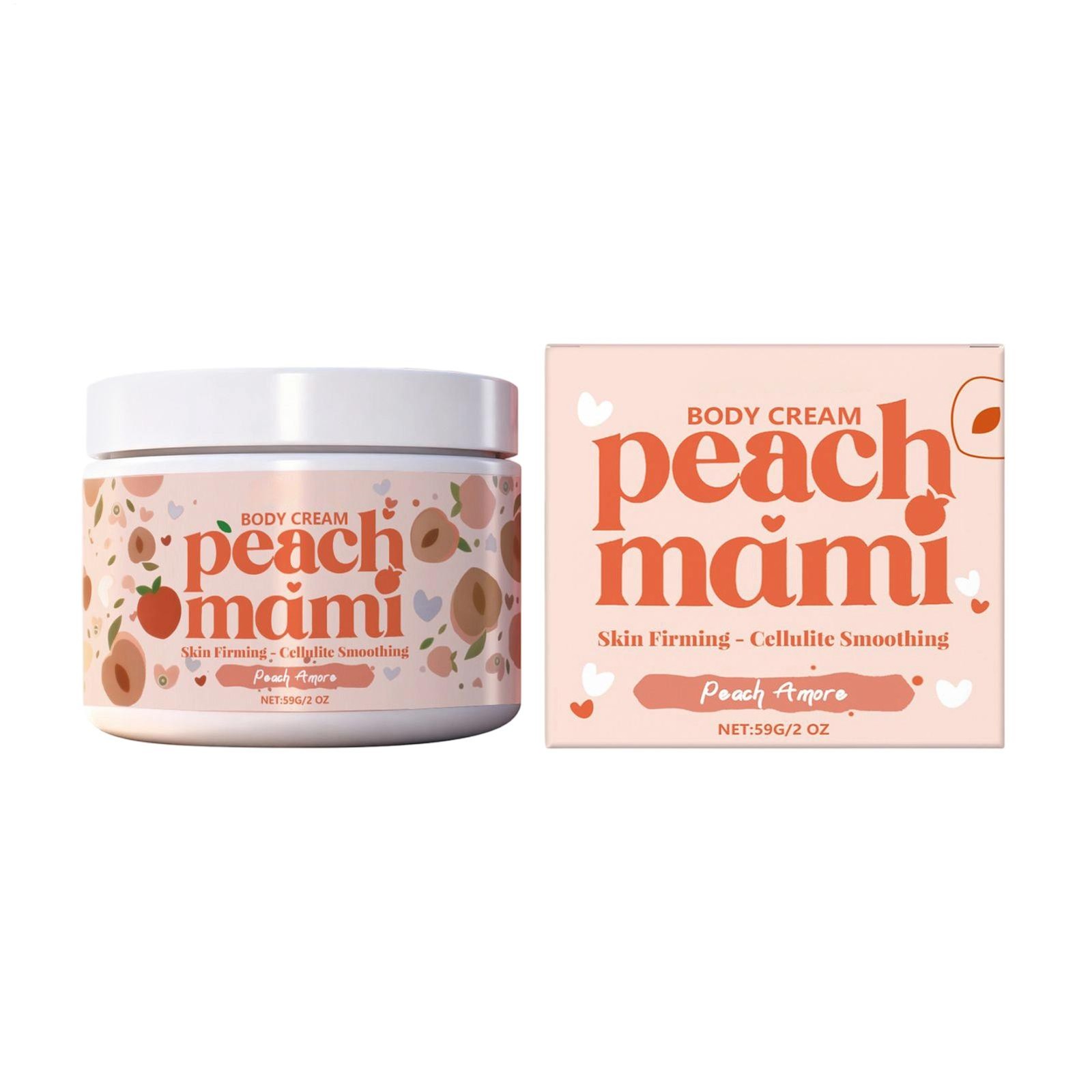 Amatemas Peach Mami Firming Body Cream - Hydrating Saggy Skin Tightening Cream