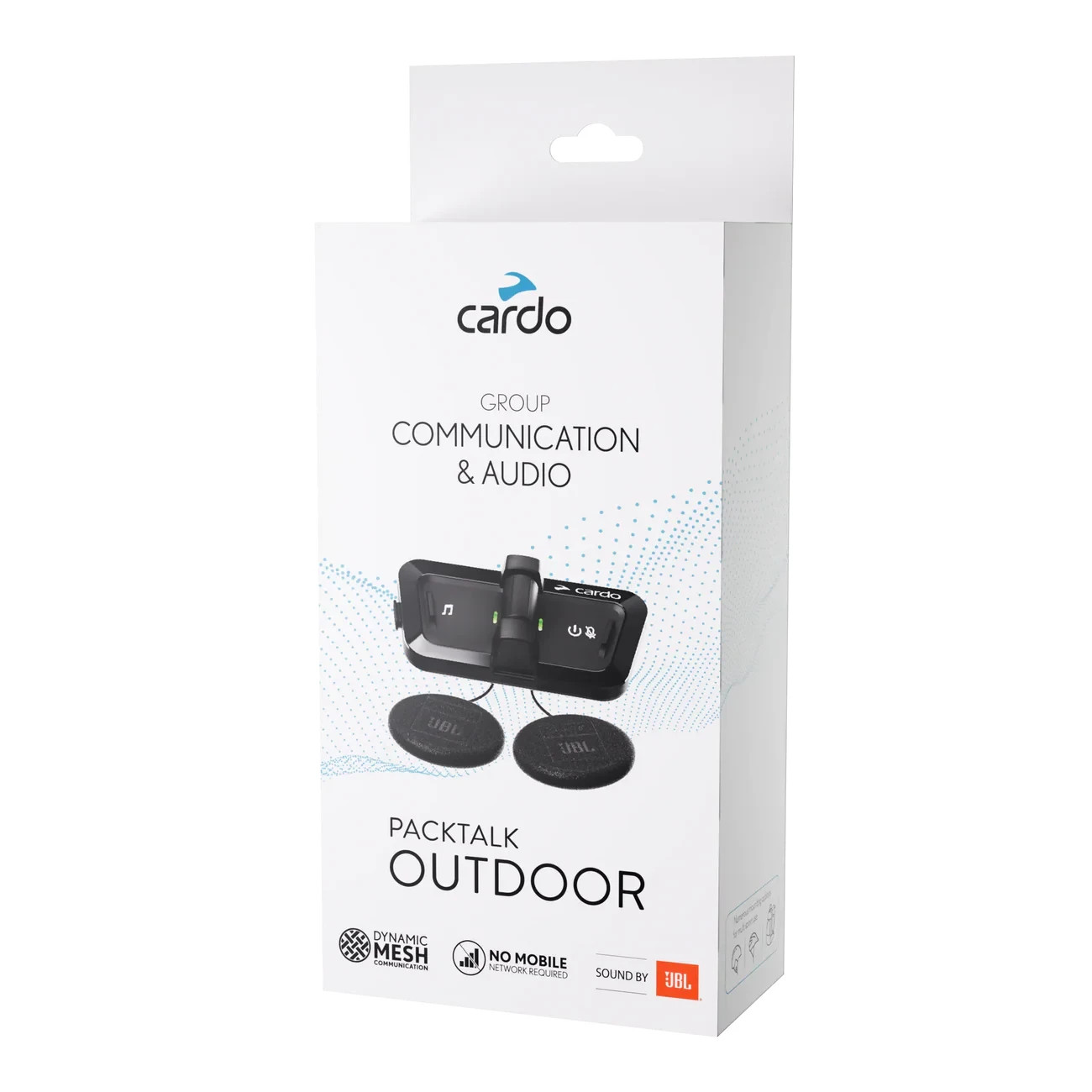 Cardo Packtalk Outdoor JBL Helmet Communication Intercom System - Single Unit