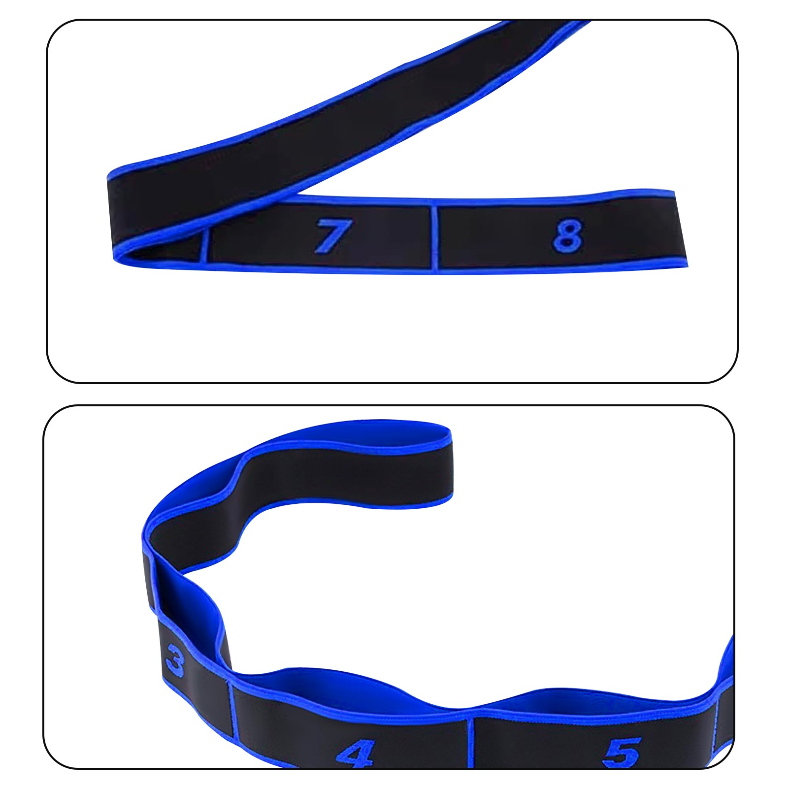 Digital resistance elasticity, leg strength recovery training, stretching blue
