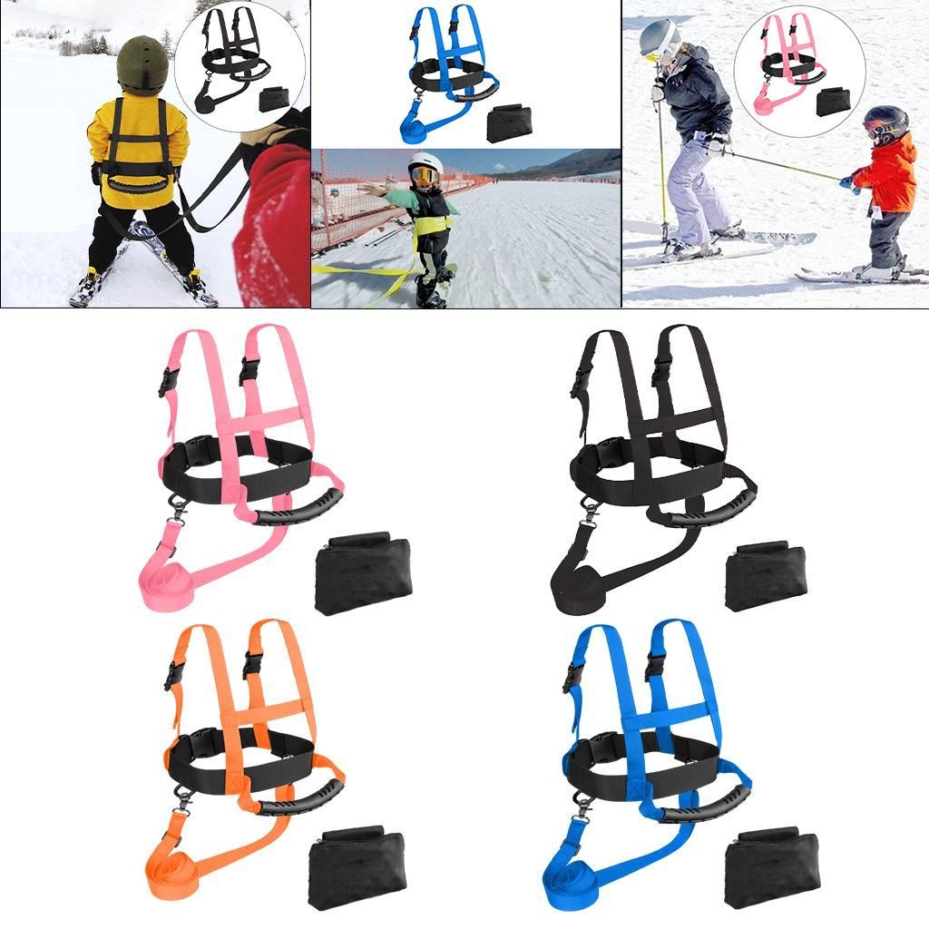Kids Ski Shoulder Harness Ski Training Harness Ski Leash Teaching Handle for Boy