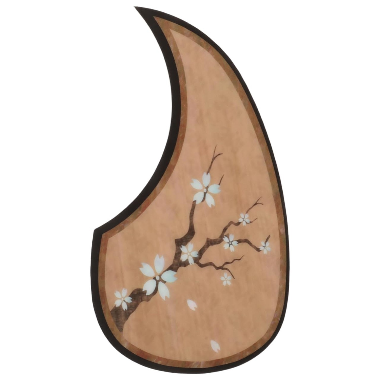 Acoustic Guitar Pickguard 6.88X3.81In Tear Drop Anti-Scratch Protective Stick...