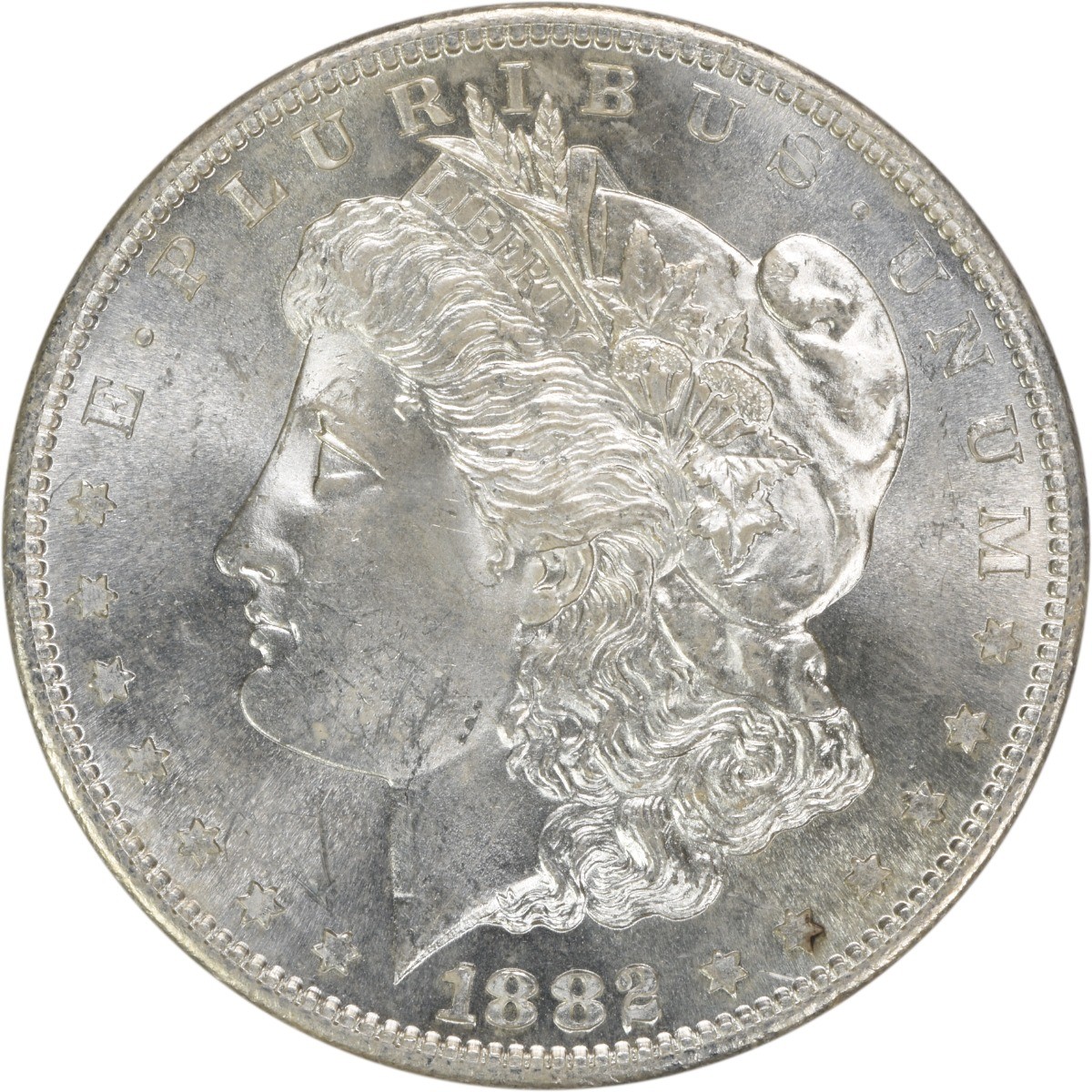 1882-S Morgan Silver Dollar Choice BU Uncertified #208