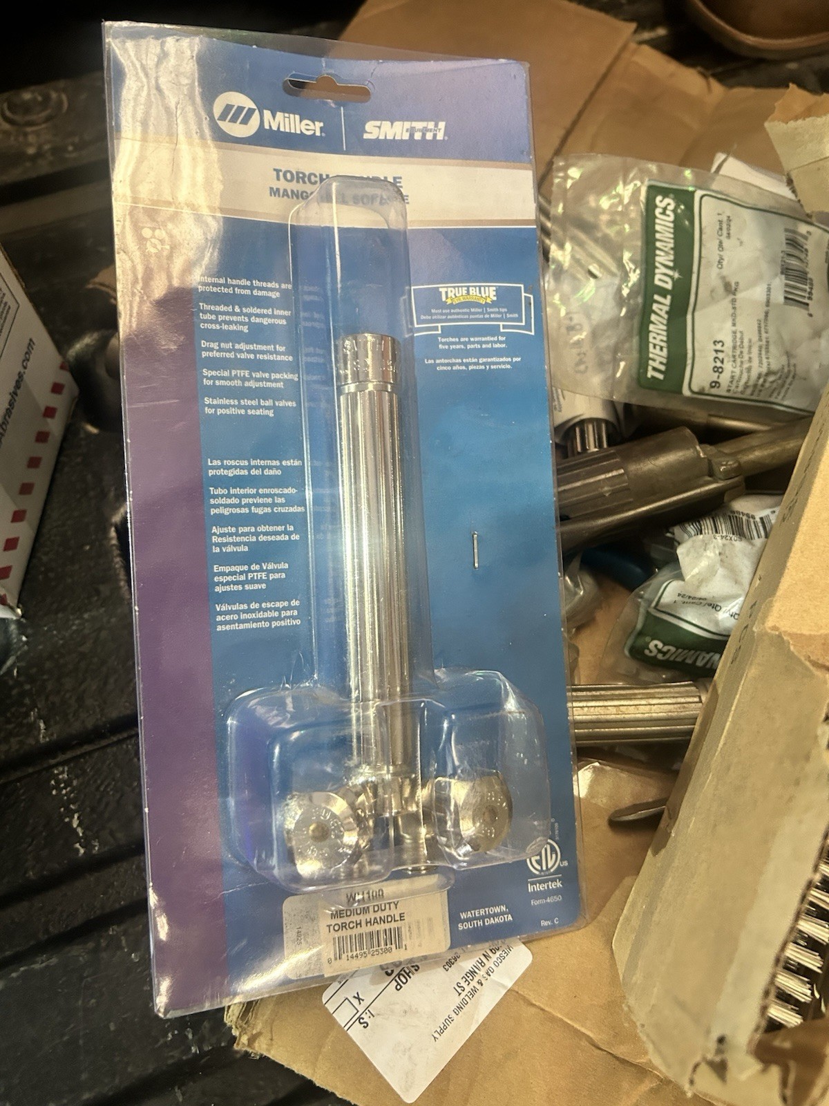 Miller Smith WH100 Medium Duty Torch Handle