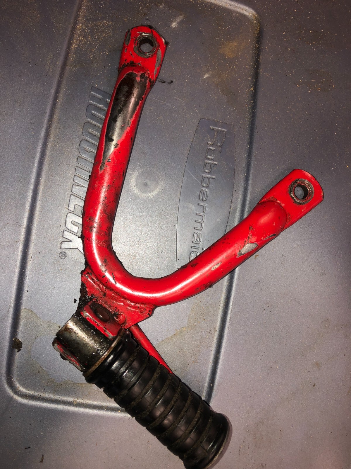 84,85,86 yamaha xt-350, xt-600 passenger peg and bracket, 26F-27432-00-FH