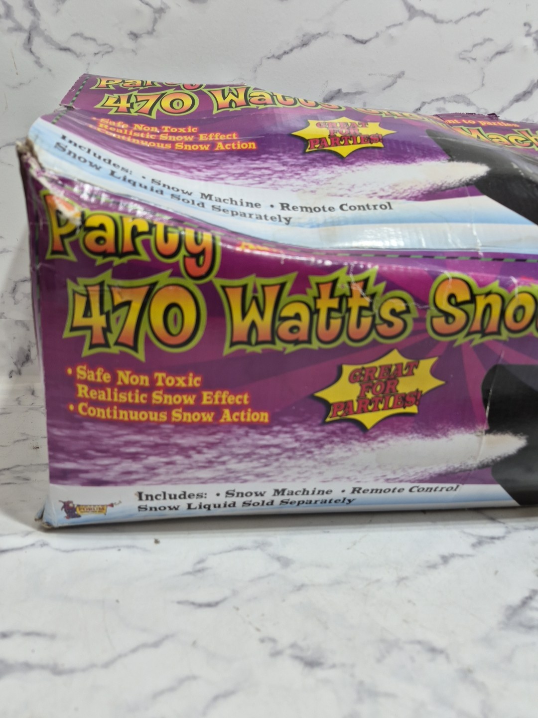 470Watt ParyySnow Machine Machine with Remote Control NIB Cib