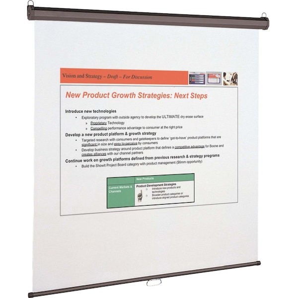 Quartet 684S Portable Projection Screen, 84" W, 84" H