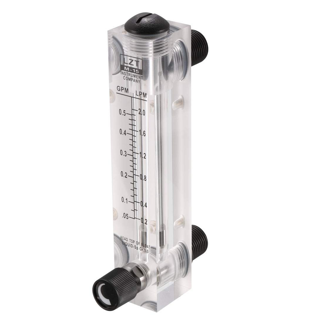 S14070200Am8595 1/2" PT Thread 0.05-0.5GPM 0.2-2LMP Water Liquid Flow Meter Flow