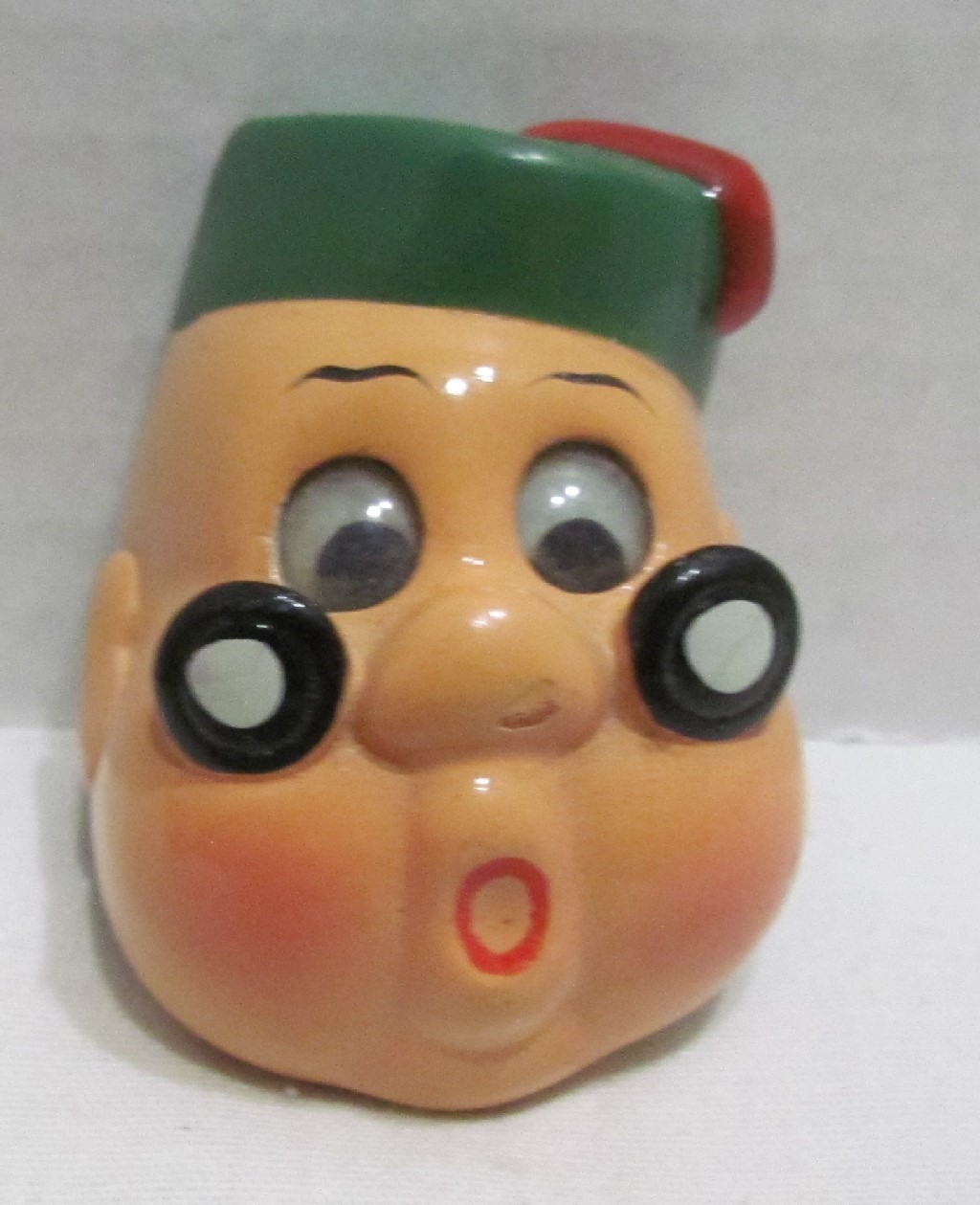 Figural Pencil Sharpener Scotsman with Googly Eyes