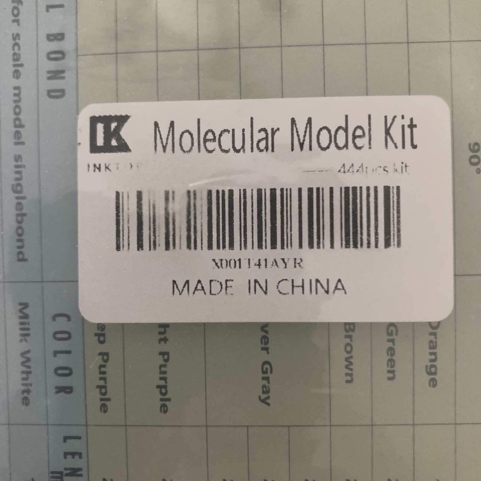 LINKTOR Chemistry Molecular Model Kit (444 Pieces), Big Large, 444pcs