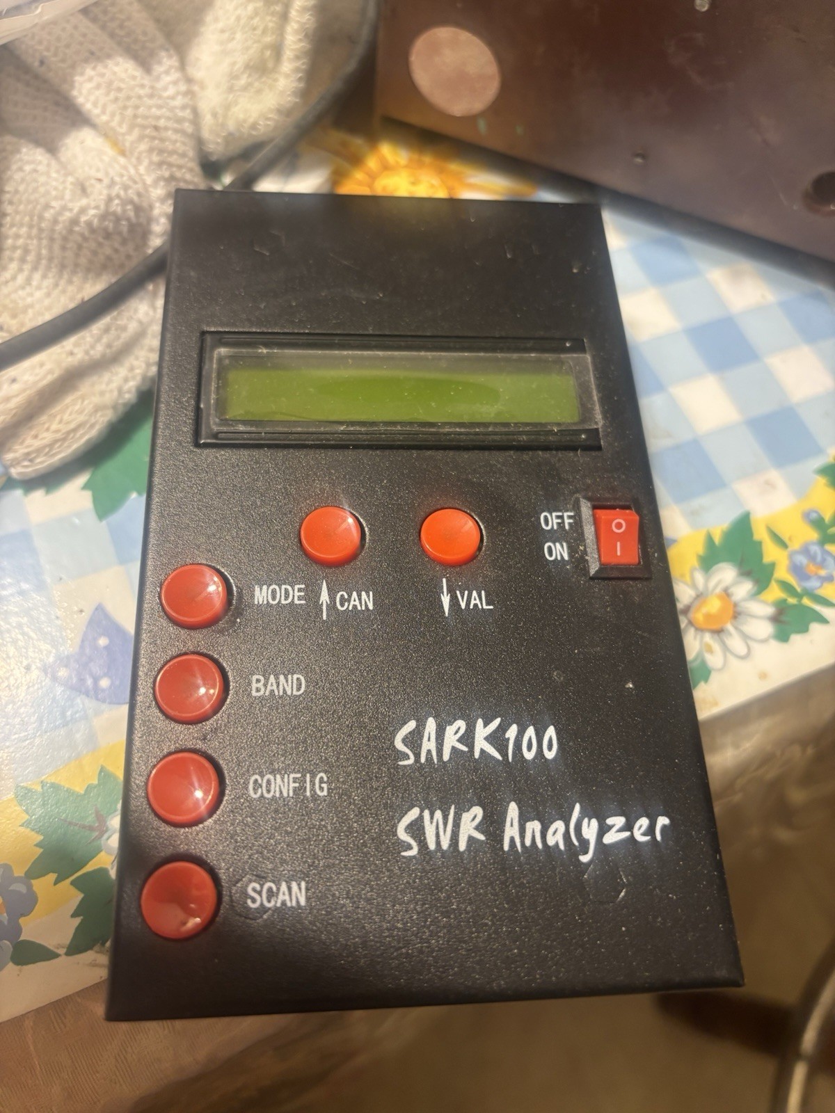 SARK100 HF SWR Antenna Analyzer w/ LCD Display, On/Off Switch