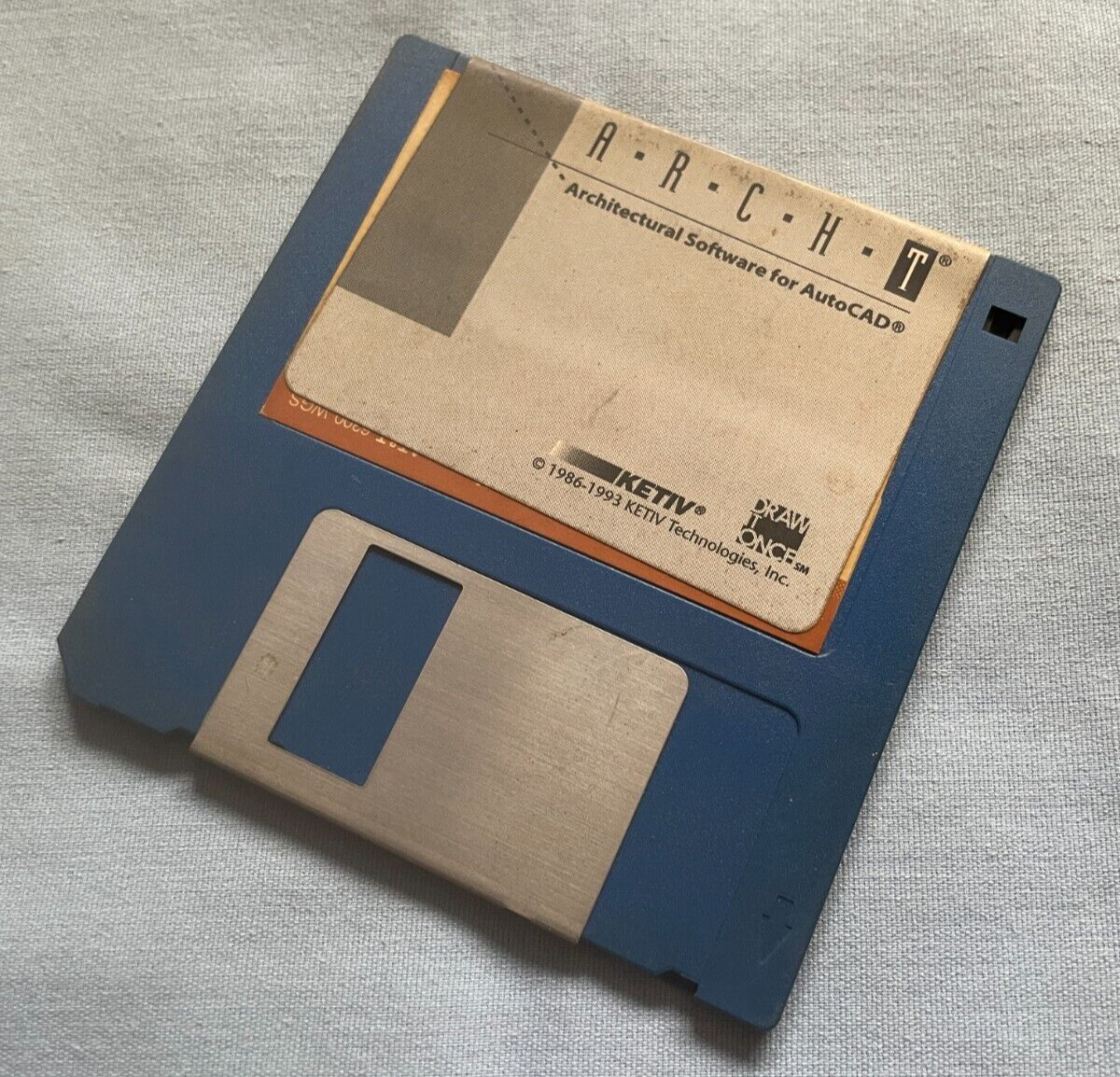 ArchT - IBM PC Computer Ketiv Technologies Software 3.5" Floppy Disk - UNTESTED