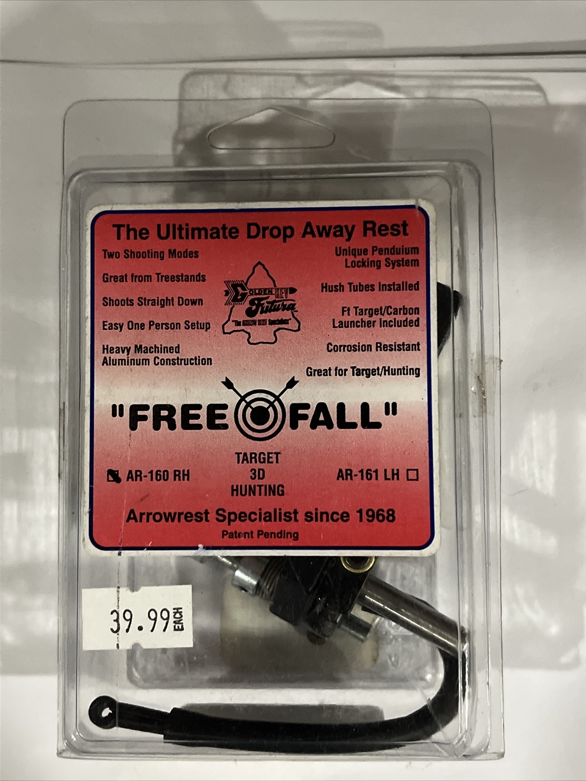 New Golden Key Futura Free Fall - The Ultimate Drop Away Arrow Rest Right Hand